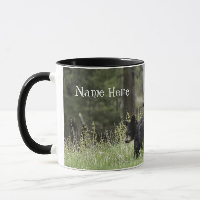 Caneca de Café Urso Personalizada (Esquerda)