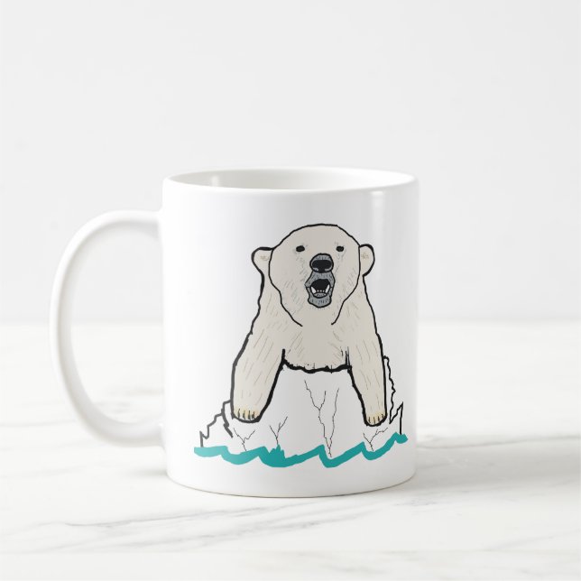 Caneca De Café Urso Polar (Esquerda)