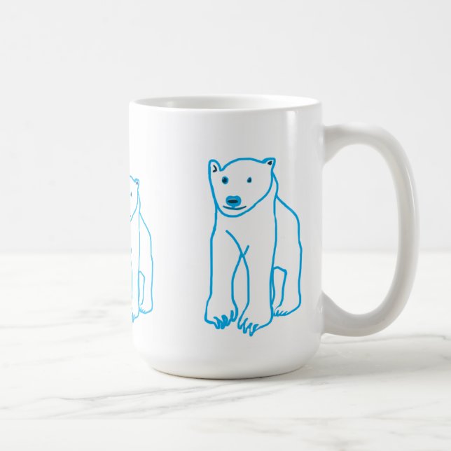 Caneca De Café Urso polar (Direita)