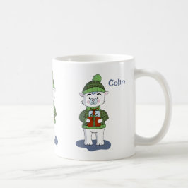 Caneca De Café Urso Polar com Mug de Feriado de Presente