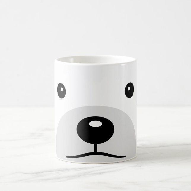 Caneca De Café Urso Polar de Cartoon Bonito (Centro)