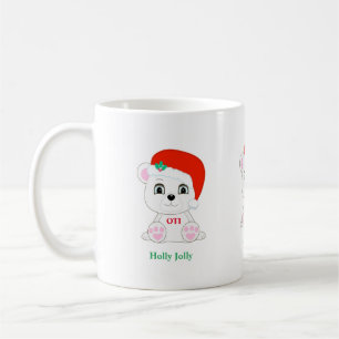 Caneca De Café Urso Polar de Natal