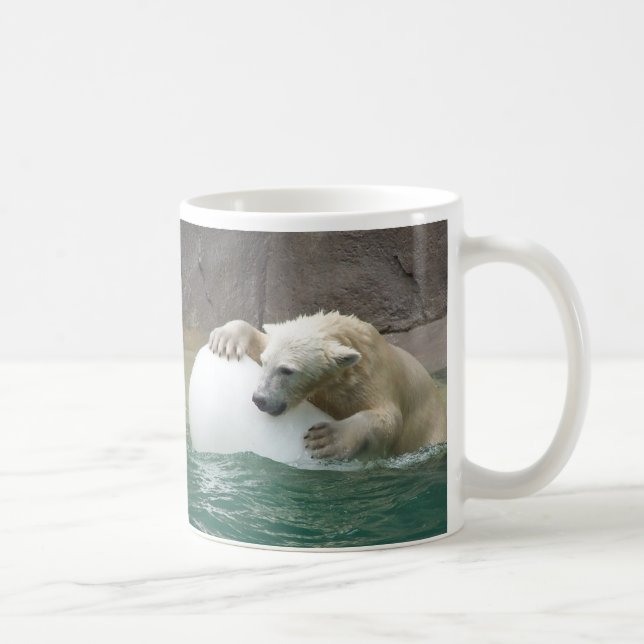 Caneca De Café Urso polar do bebê (Direita)