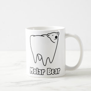 Caneca De Café Urso Polar do Urso Molar