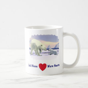 Caneca De Café Urso Polar - Melhor Nariz Da Mãe