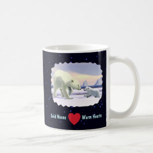 Caneca De Café Urso Polar - Melhor Nariz Da Mãe