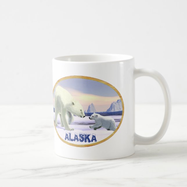 Caneca De Café Urso Polar - Melhor Nariz Da Mãe (Direita)