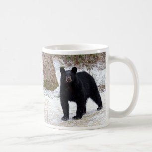 Caneca De Café Urso preto de Pensilvânia no inverno