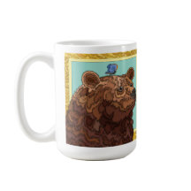 Urso rabugento precisa de café da manhã!Corte