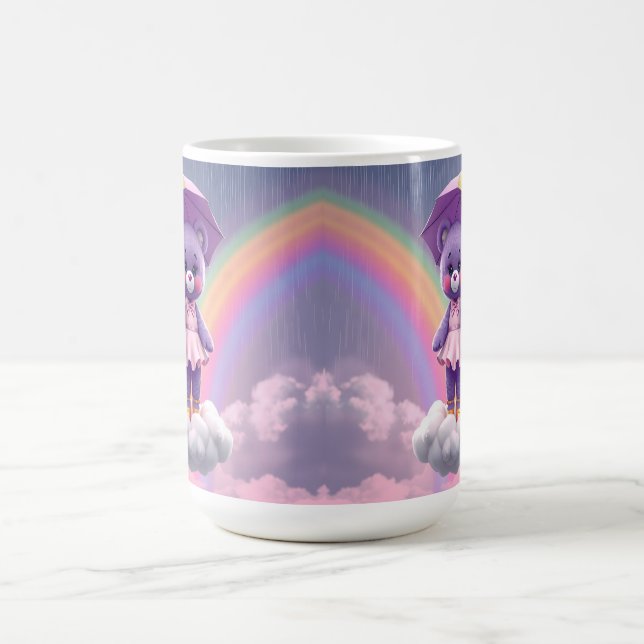 Caneca De Café Urso Rara ~ Roxo (Centro)