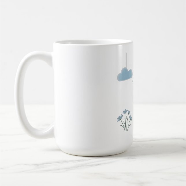 Caneca De Café Urso Sonolento com Nuvens Sonhadoras (Esquerda)