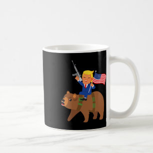 Caneca De Café Urso Trump Arma Merica Eleição Donald Republicano