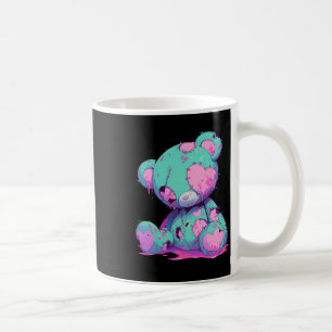 Caneca De Café Urso Zombie Testemunha Cutada e Gótico do Pastel K