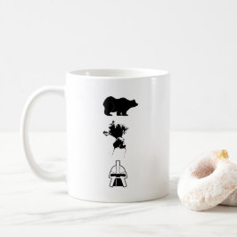 Caneca De Café Ursos. Beterrabas. Battlestar Galactica.