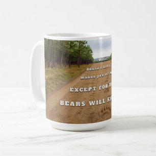 Caneca De Café Ursos do SlipperyJoe vão matar você impressões de