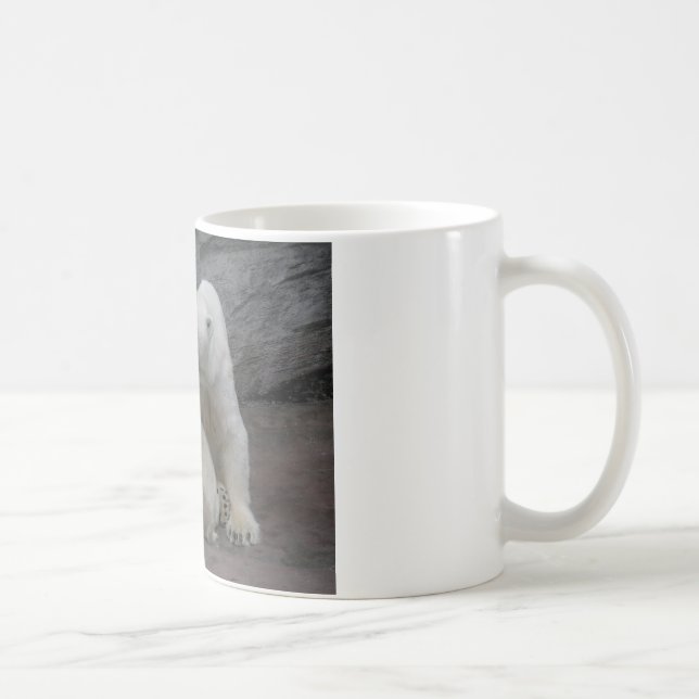 Caneca De Café Ursos Polares E Mãe (Direita)