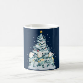 Caneca De Café Ursos Polares em Aquarela Fofos