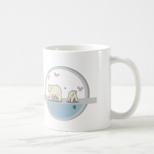 Caneca De Café Ursos polares - pais e filhos