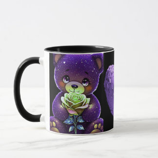 Caneca de Café Ursos Roxos Enfeitiçados AlexDizain