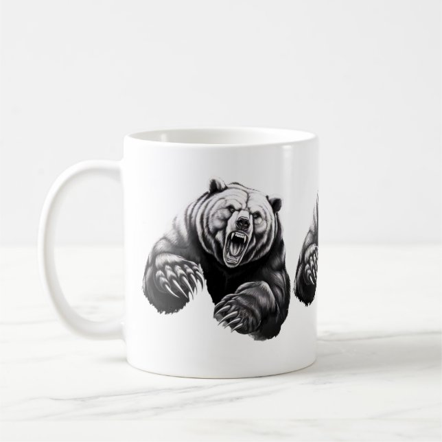 Caneca De Café UrsoZangado (Esquerda)