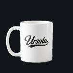 Caneca De Café Ursula name first last family gifts<br><div class="desc">Ursula name first last family gifts</div>