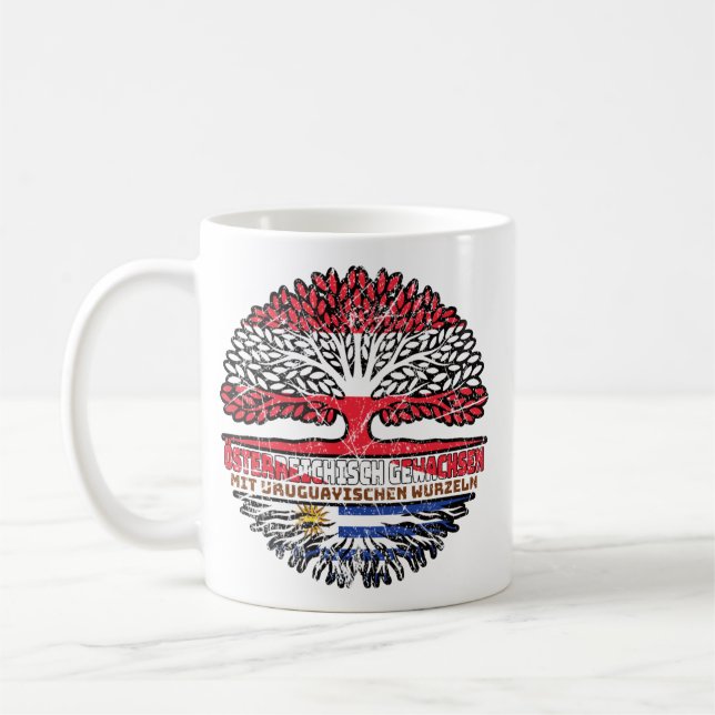 Caneca De Café Uruguay Uruguayisch Österreichisch Baum (Esquerda)
