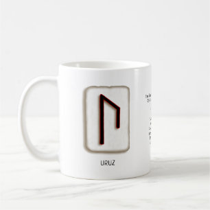 Caneca De Café Uruz Rune Stone Mug
