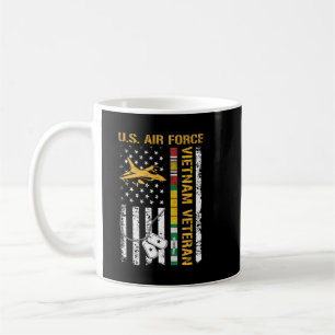 Caneca De Café US Air Force Vietnam Veteran, USAF Veteran, EUA Fl