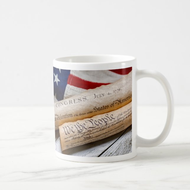 Caneca De Café US Founding Documents (Direita)