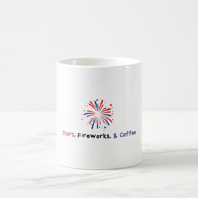 Caneca De Café US Independence Day (Centro)