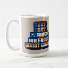 CANECA DE CAFÉ US MILITARY - THANK YOU