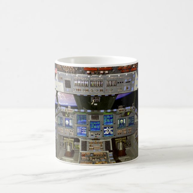 CANECA DE CAFÉ US SPACE SHUTTLE COCKPIT 1981-2011 (Centro)