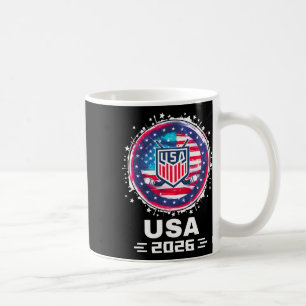 Caneca De Café Usa 2026 Hóquei Bandeira Americana Mulheres Homens