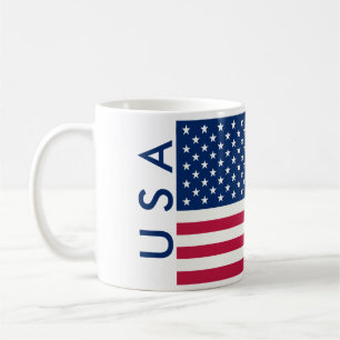 CANECA DE CAFÉ USA FLAG