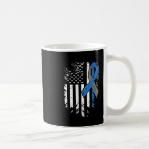 Caneca De Café USA Flag Diabetes Tipo 1 Suporte para a Família de