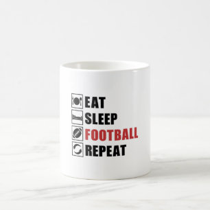 Caneca De Café USA Gift Idea, Jogo do Time Repórter de Futebol A
