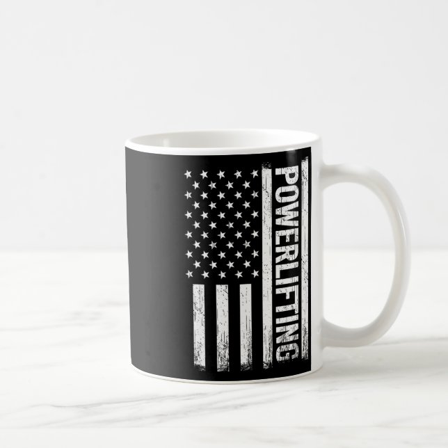 Caneca De Café Usa Gym Powerlifter Powerinclusive Para (Direita)