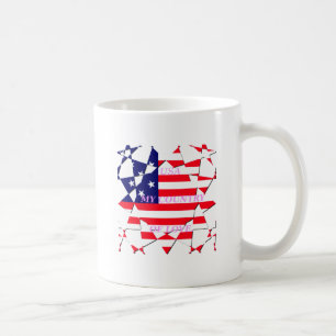 Caneca De Café USA Star Spangled Love My Country of Love