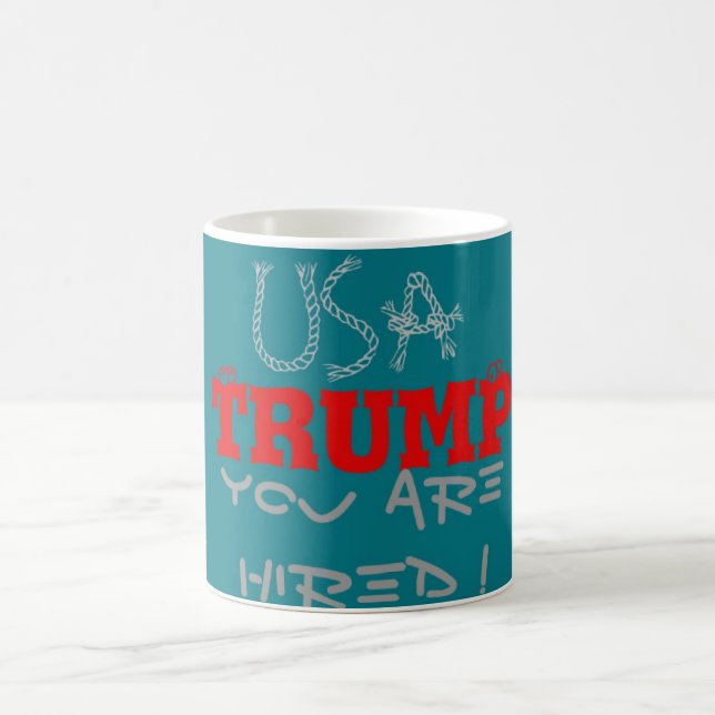 Caneca De Café USA Trump Você Está Cansado! United We Stand Art I (Centro)