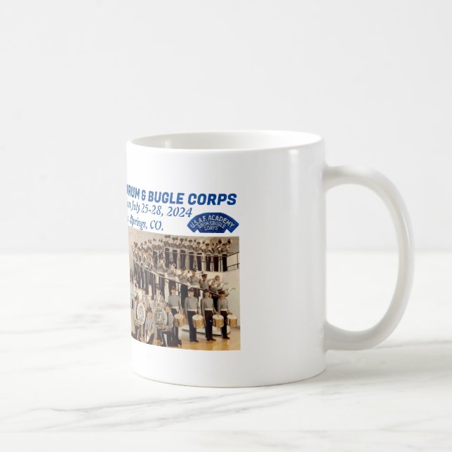 Caneca De Café USAF Academy Drum & Bugle Corps Coffee Mug (Direita)