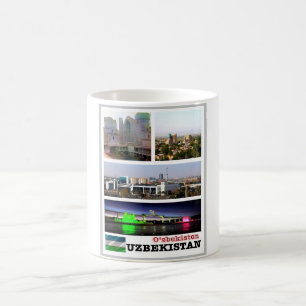Caneca De Café Usbequistão - Mosaico -