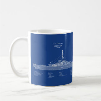 Caneca De Café USCG Cutter Spencer wpg-36 - ABD