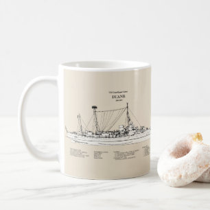 Caneca De Café USCGC Duane wpg-33 - SBD