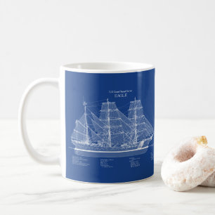 Caneca De Café USCGC Eagle wix-327 – EUA