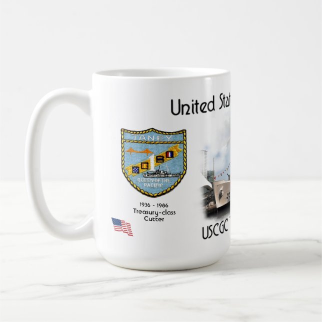 Caneca De Café USCGC Taney WHEC-37 (Esquerda)