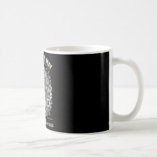Caneca De Café Use cinza em maio pelo conhecimento dos tumores ce