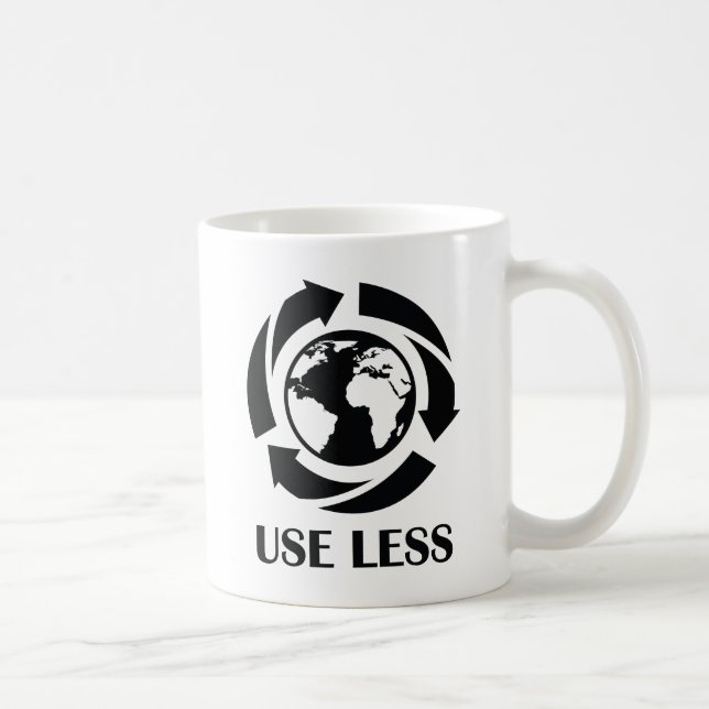 Caneca De Café Use Menos (Direita)