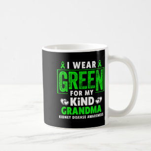 Caneca De Café Use verde pela avó - conscientização sobre doença