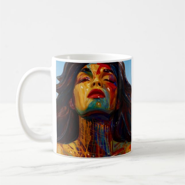 Caneca De Café Uso Colorido (Esquerda)