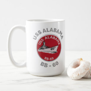 Caneca De Café USS Alabama (BB-60)
